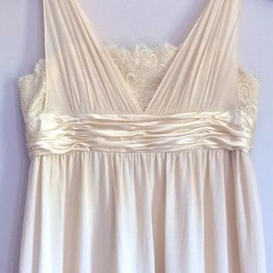 LAST CHANCE Vintage silk & lace empire waist dress